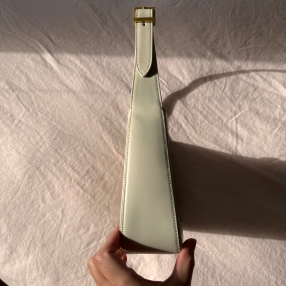 LE 5 À 7 IN SMOOTH LEATHER BLANC VINTAGE - Picture 3 of 12